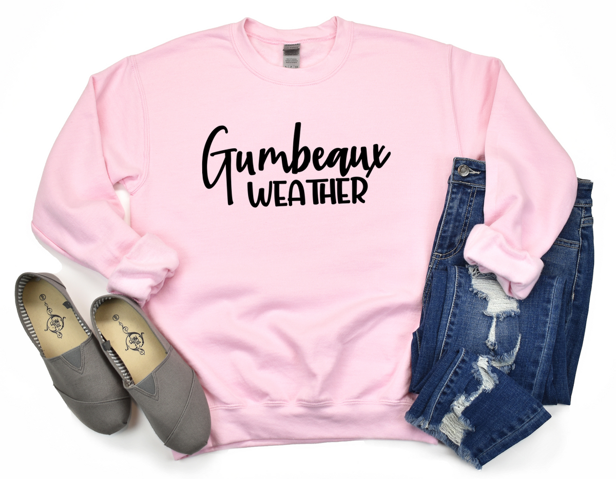 Gumbeaux Weather (Cajun Edition) - Fleece Crew Sweatshirt