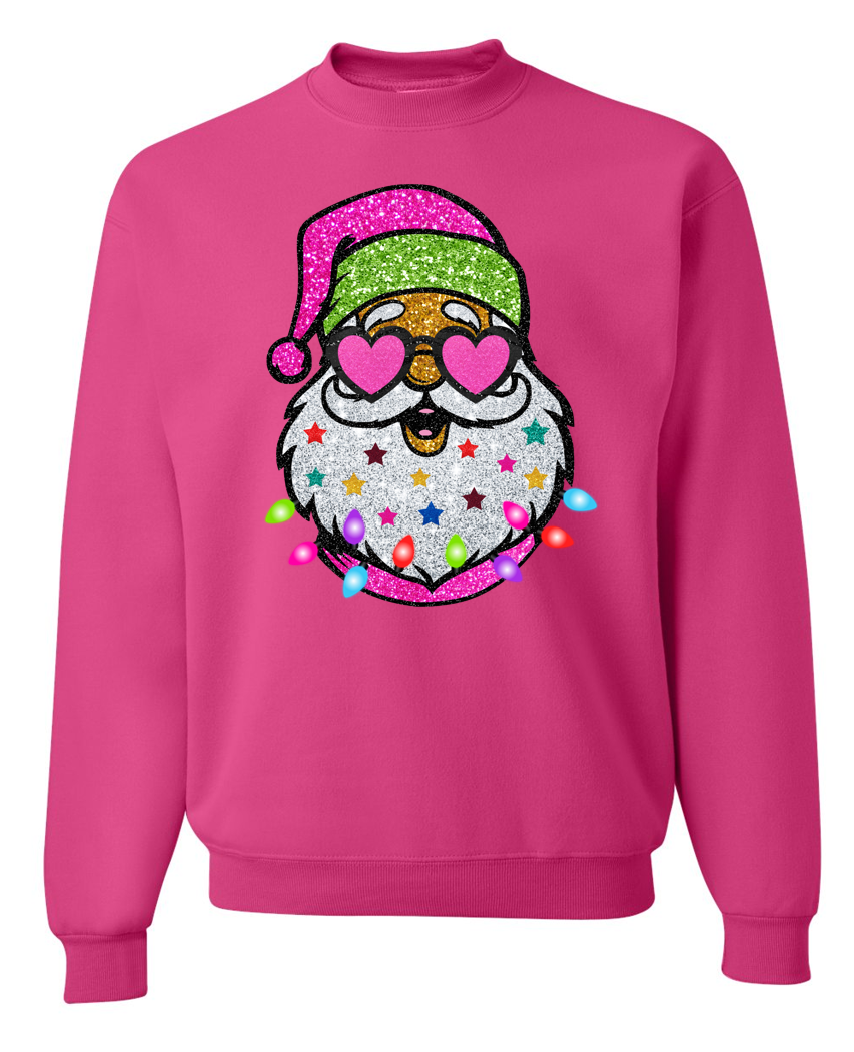 Santa Sparkle - NuBlend Crewneck Sweatshirt