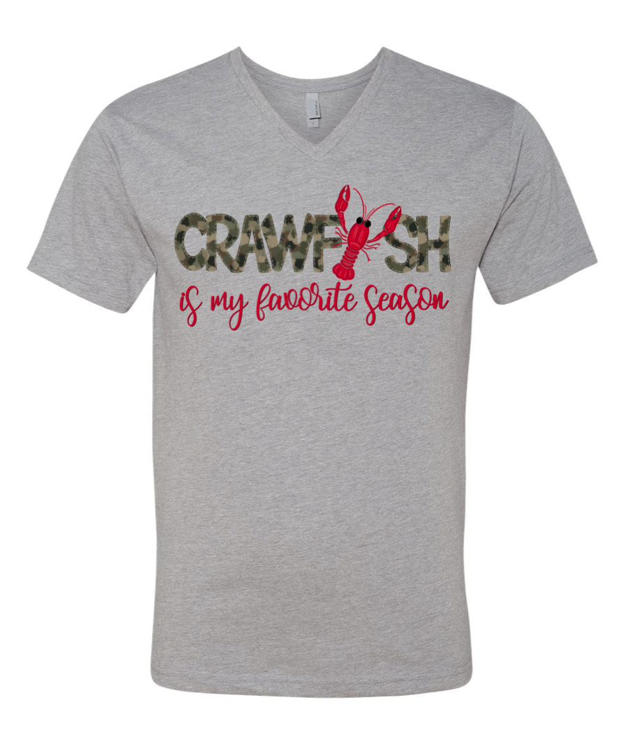 Crawfish Is My Favorite Season V-Neck – Malyn Grace