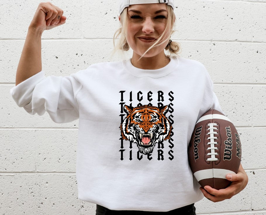 Tigers Shirt Tigers Sweatshirt Tiger Football Tiger Pride 