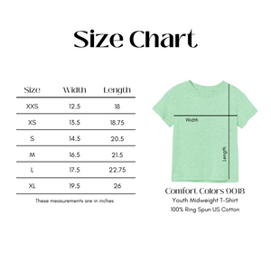 Copy of Creole Custom T's (GIRL'S) - COMFORT COLORS (TODDLER / YOUTH)