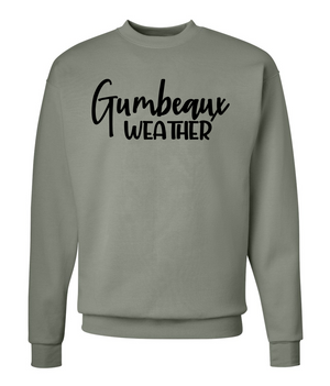 Gumbeaux Weather (Cajun Edition) - Fleece Crew Sweatshirt