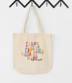 TREAT PEOPLE WITH KINDNESS (RAINBOW) (LARGE TOTE)