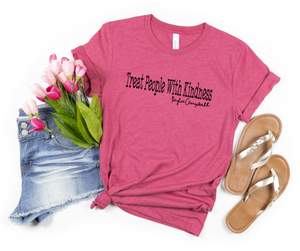 Treat People With Kindness (TYPEWRITER) (HEATHERED T's)