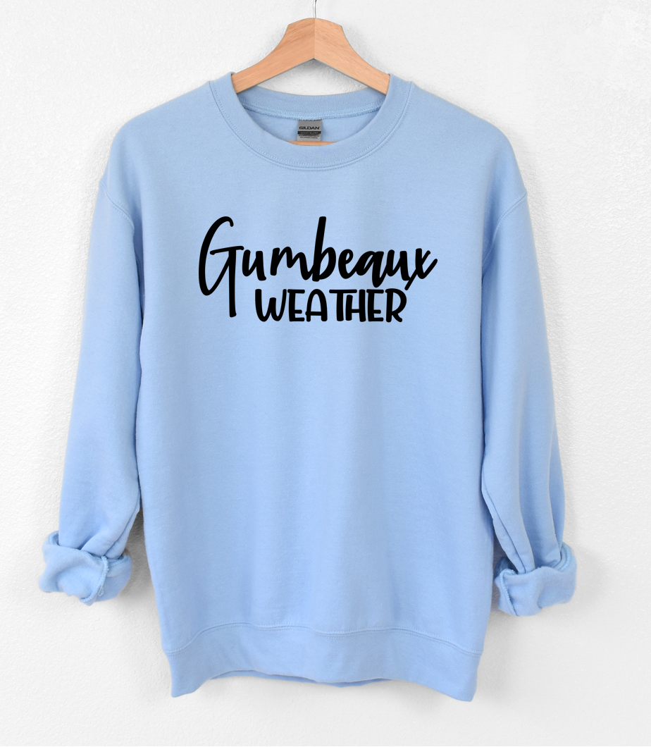 Gumbeaux Weather (Cajun Edition) - Fleece Crew Sweatshirt