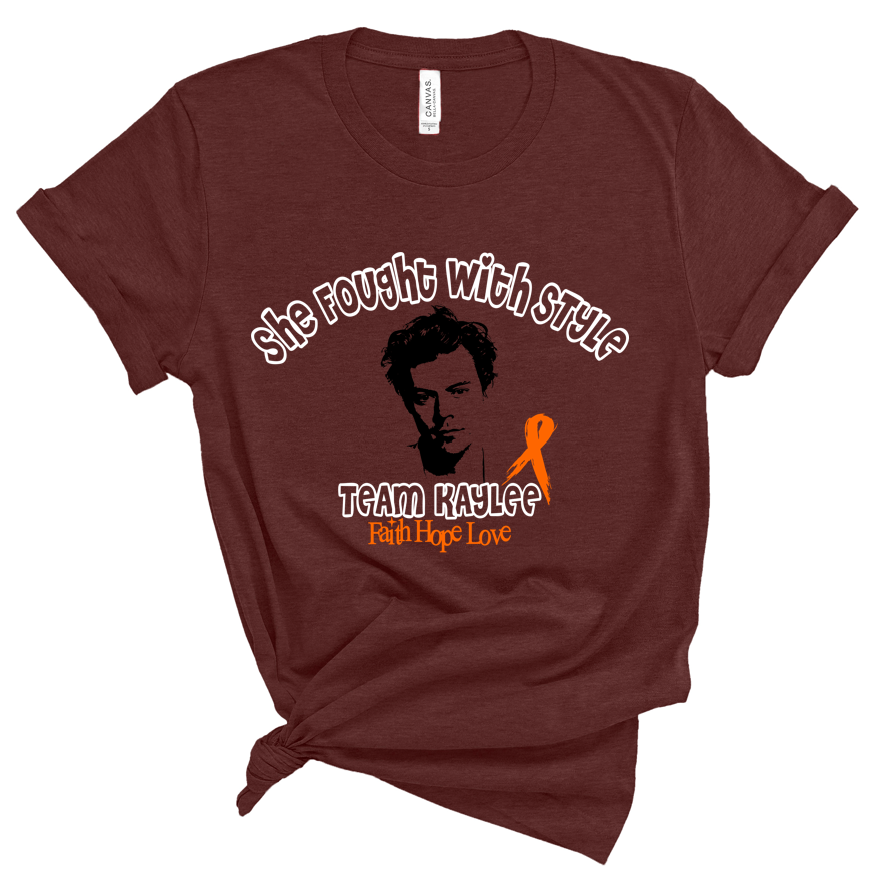Team Kaylee STYLE (HEATHERED T's) (Additional Colors)