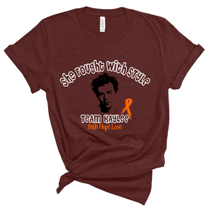Team Kaylee STYLE (HEATHERED T's) (Additional Colors)
