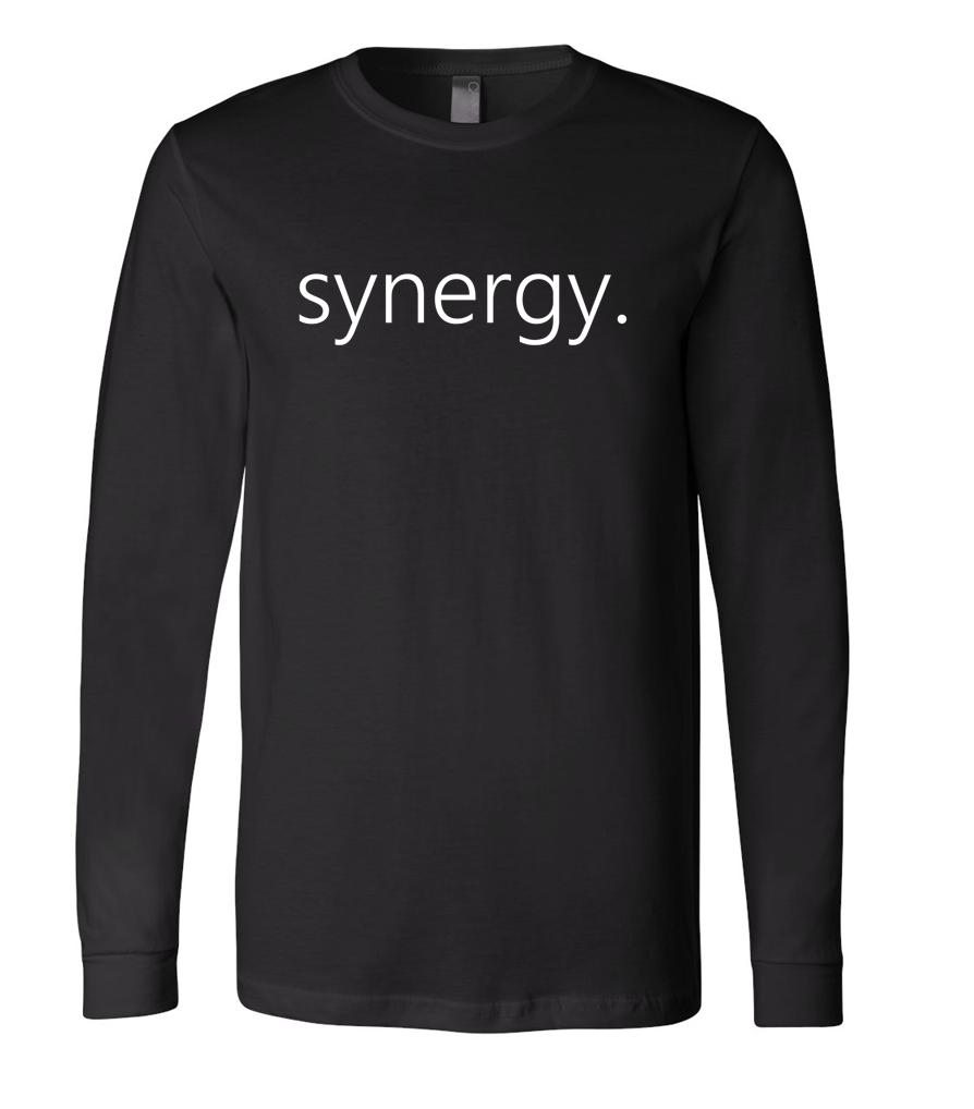 synergy. (logo) - LONG-SLEEVE