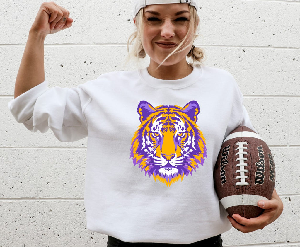 My Favorite Tiger - Fleece Crew Sweatshirt