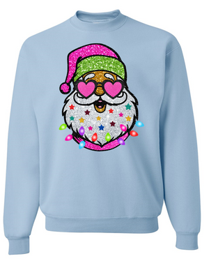 Santa Sparkle - NuBlend Crewneck Sweatshirt