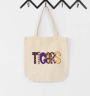 TIGERS Doodle (LARGE TOTE)
