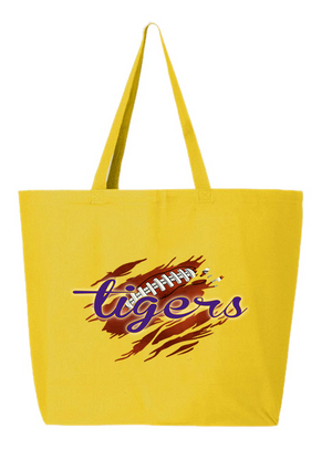 Tigers Football Shreds (LARGE TOTE)