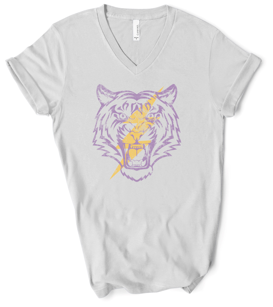 Tigers Lightning (V-Neck)