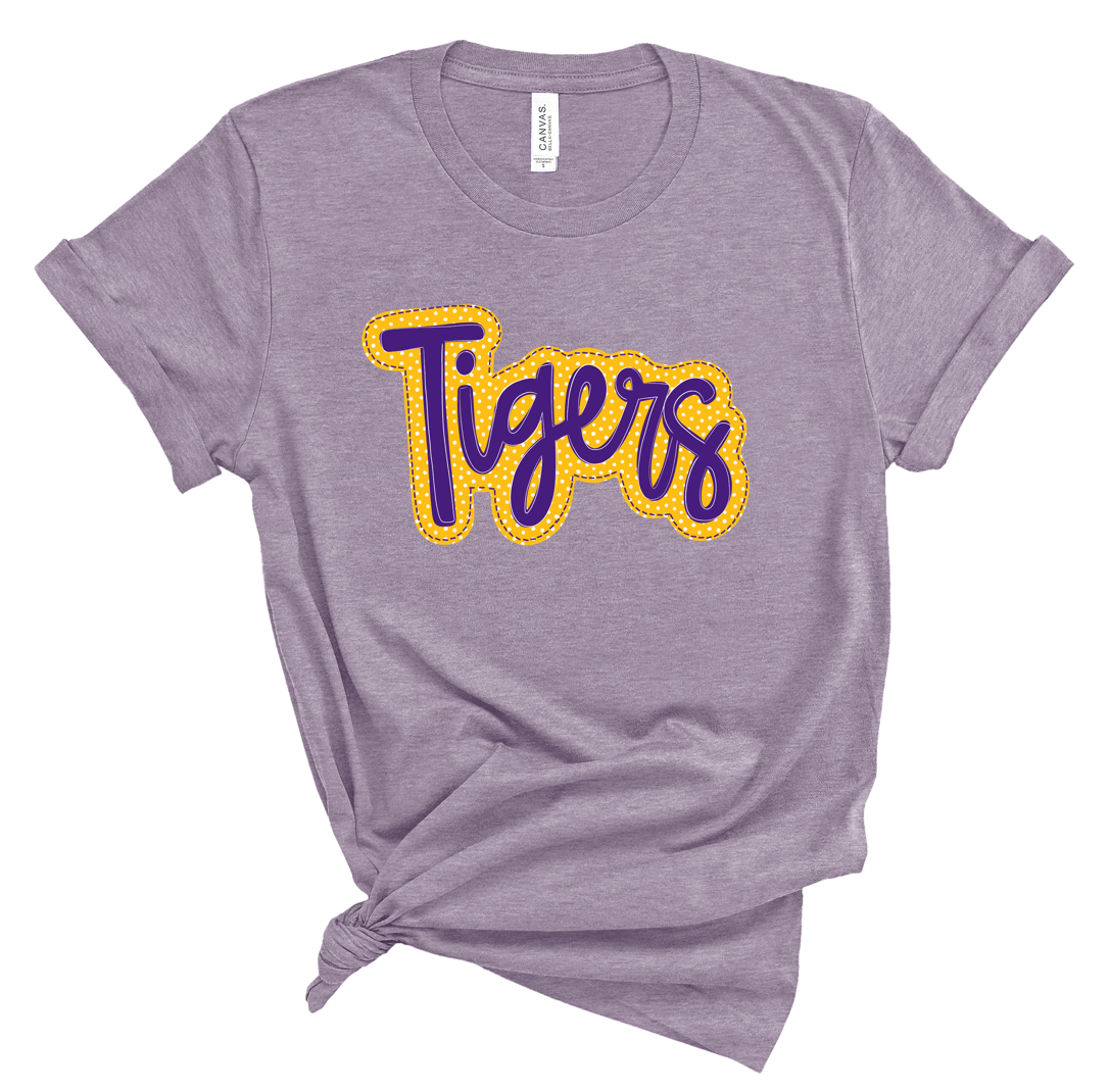 Tigers Polka Dot (GOLD BACKGROUND)