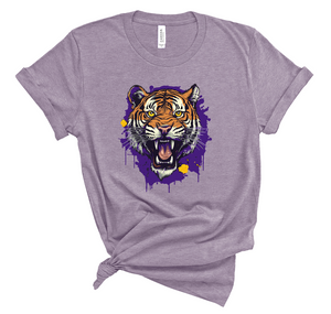 Tiger Purple Splatter
