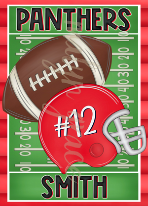 School Spirit FOOTBALL Yard Sign 2023