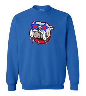 Vintage Bulldog Shine - Fleece Crew Sweatshirt