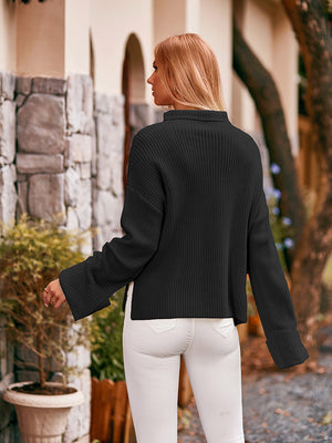 The Perfect Long Sleeve Ribbed Sweater