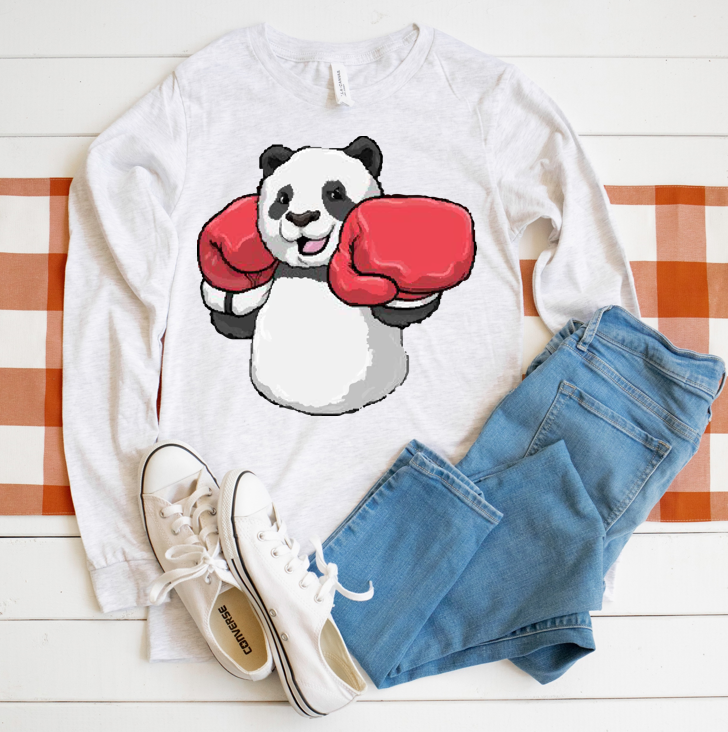 Boxing Panda - Long Sleeve