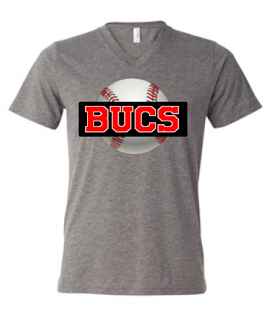 Bucs Baseball Bold (v-neck)