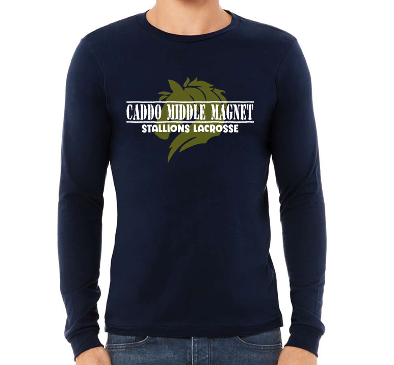 Caddo Middle Magnet Stallions (Navy Long-Sleeve)