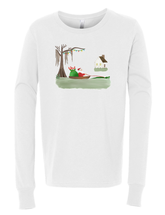 Cajun Christmas Youth - Long Sleeve