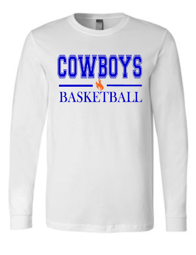 Cowboys Basketball (long-sleeve)