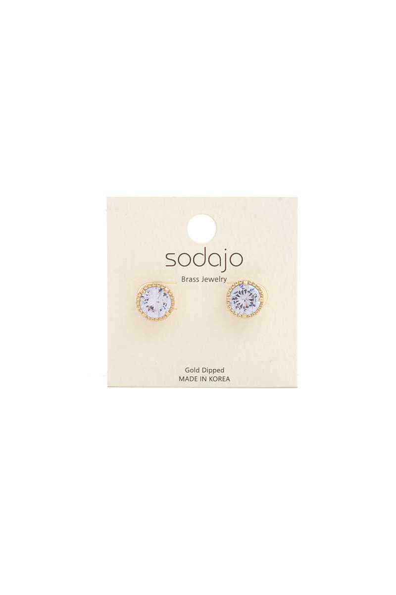 Crystal Stud Earring