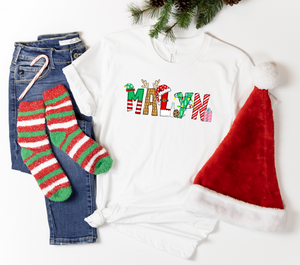 Customized Christmas T - (YOUTH)