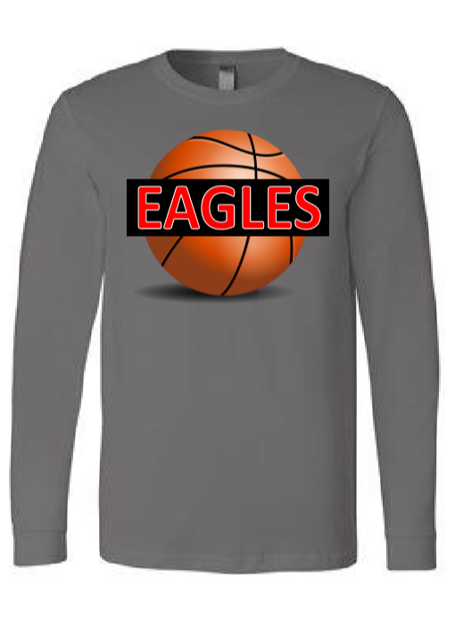 Elm Grove Eagles Basketball Bold (long-sleeve)