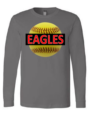 Elm Grove Eagles Softball Bold (long-sleeve)