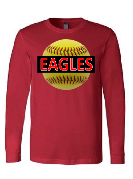 Elm Grove Eagles Softball Bold (long-sleeve)