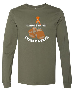 Kaylee's Fight (LONG-SLEEVE)(SOLID COLOR T'S)