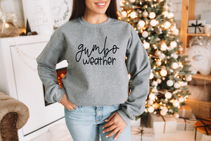 Gumbo Weather - Fleece Crew Sweatshirt