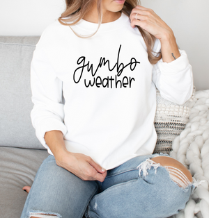 Gumbo Weather - Fleece Crew Sweatshirt