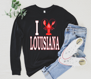 I Cray Louisiana - Long-sleeve