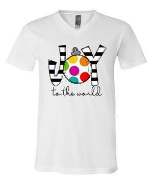 Joy to the World - V-neck Tee