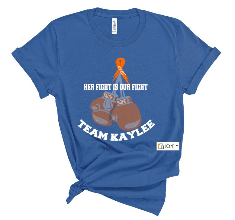 Kaylee's Fight (SOLID COLOR T's)