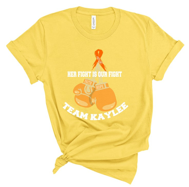 Kaylee's Fight (SOLID COLOR T's)