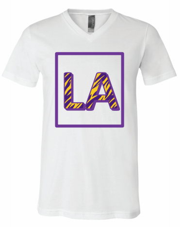 LA Purple (v-neck)