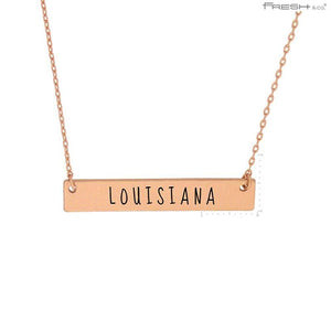 Louisiana State Bar Necklace