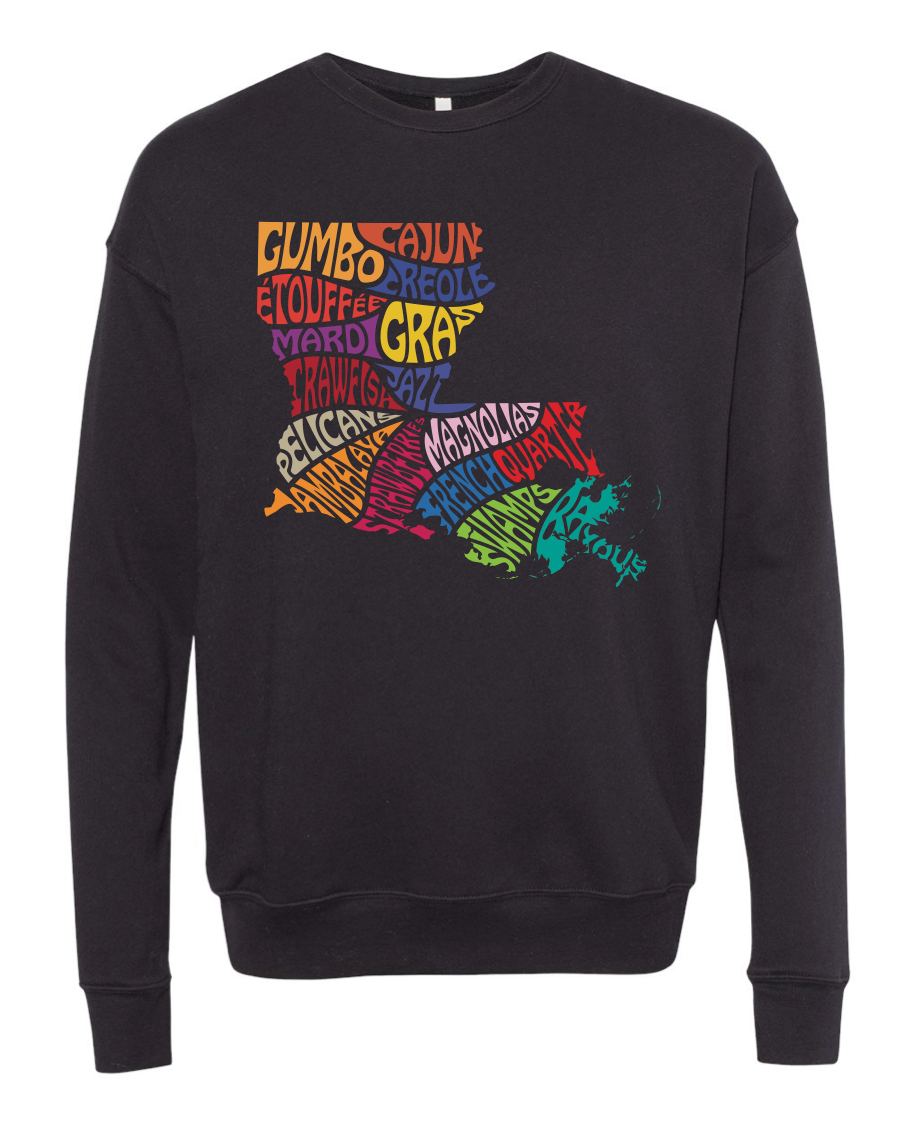 Louisiana Flavor - Sponge Fleece Sweatshirt