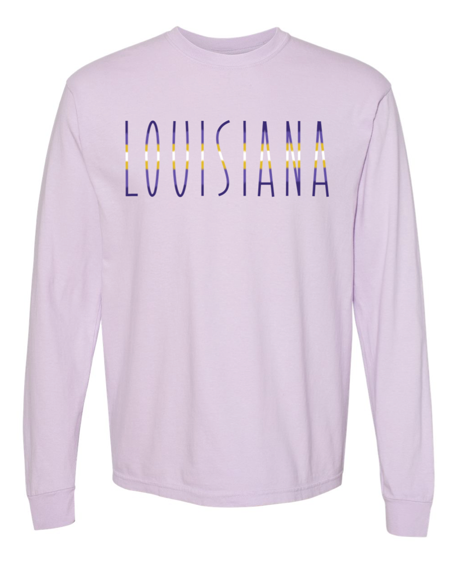 LOUISIANA - Comfort Colors Long Sleeve