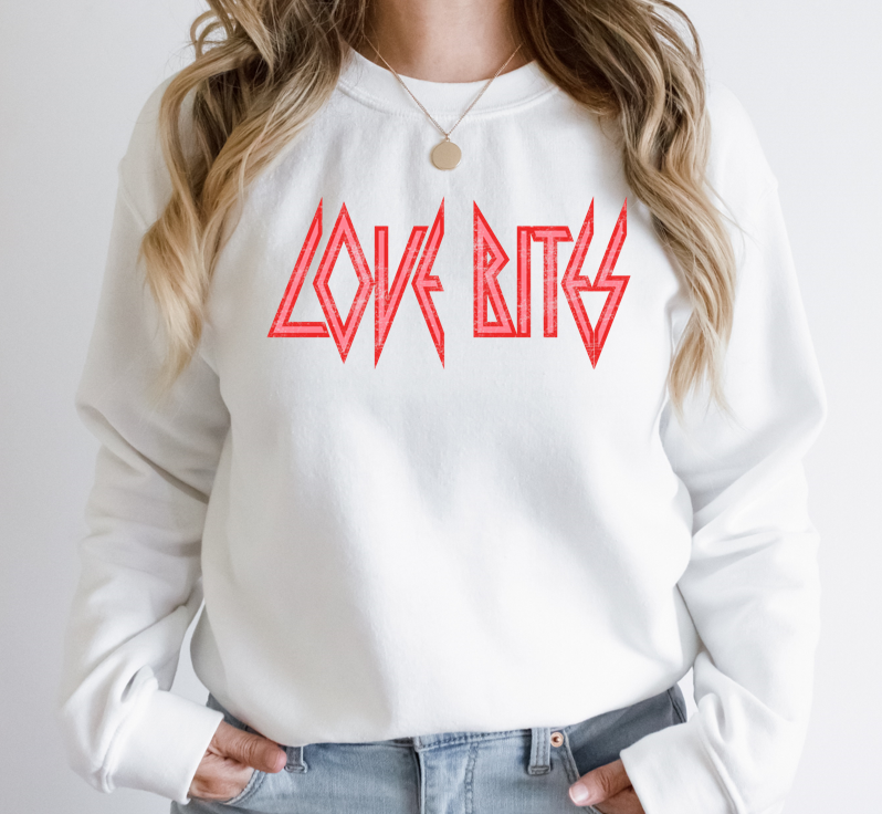 Love Bites - Fleece Crew Sweatshirt