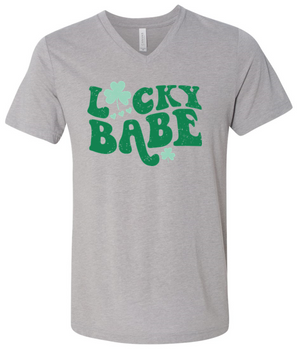 Lucky Clover Babe (V-Neck)