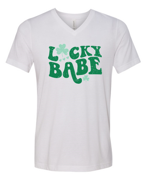 Lucky Clover Babe (V-Neck)