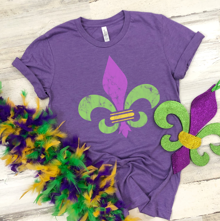 Flur de lis (Mardi Gras) Straw Toppers – Jazzychica Boutique