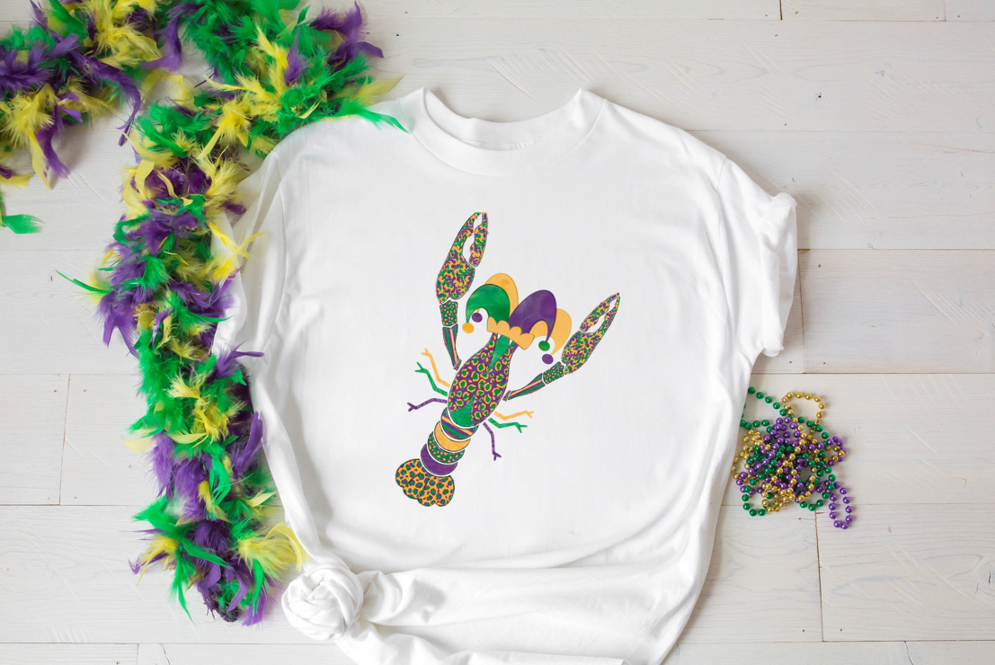 Mardi Gras Jester Crawfish