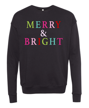 Merry & Bright - Sponge Fleece Sweatshirt