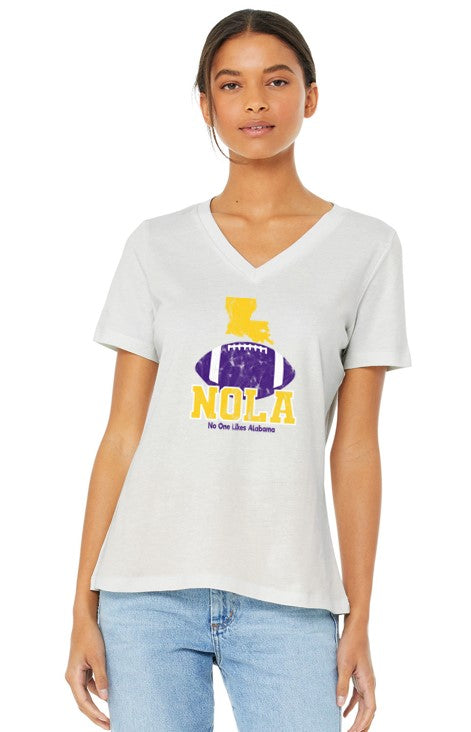 NOLA (No One Likes Alabama) (V-Neck)